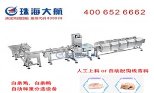 光雞鴨肉自動(dòng)分揀生產(chǎn)線,禽肉產(chǎn)品規(guī)格分級標(biāo)準(zhǔn)化