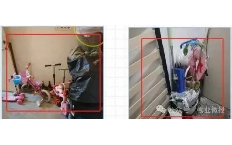 占用公區(qū)：鄰居不說是礙于情面，物業(yè)勸阻是職責所在，